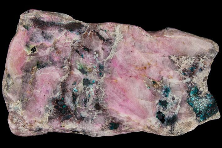 Polished Cobaltoan Calcite Slab - Congo #184011